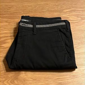 Men’s black chinos